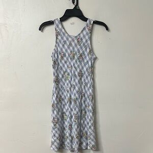Floral Checkered Kids Dress SWAT 90’s vintage